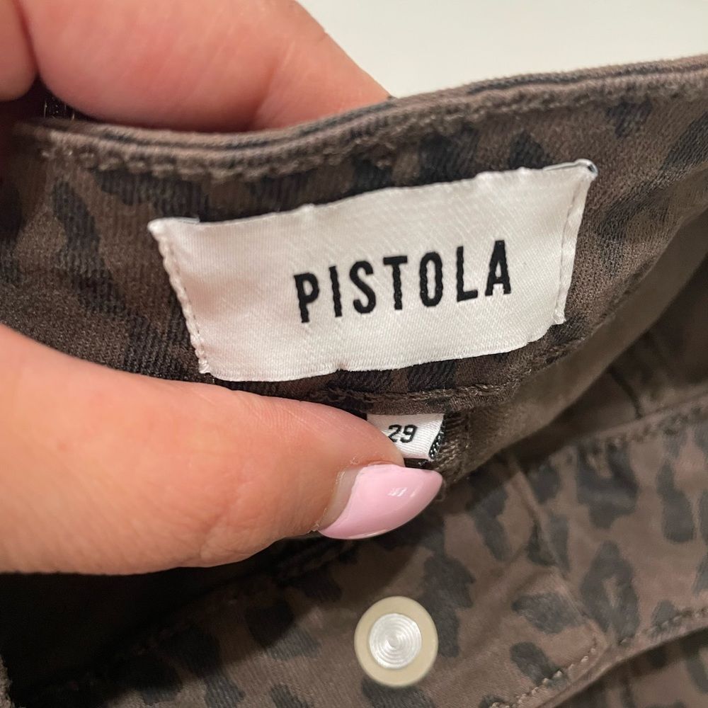 Pistola leopard print pants size 29 - Picture 3 of 6
